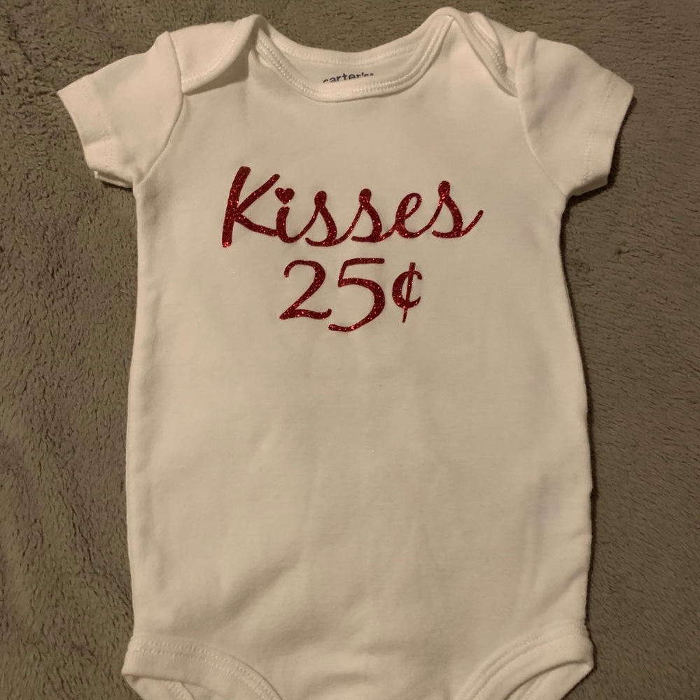 “Kisses” Onesie
